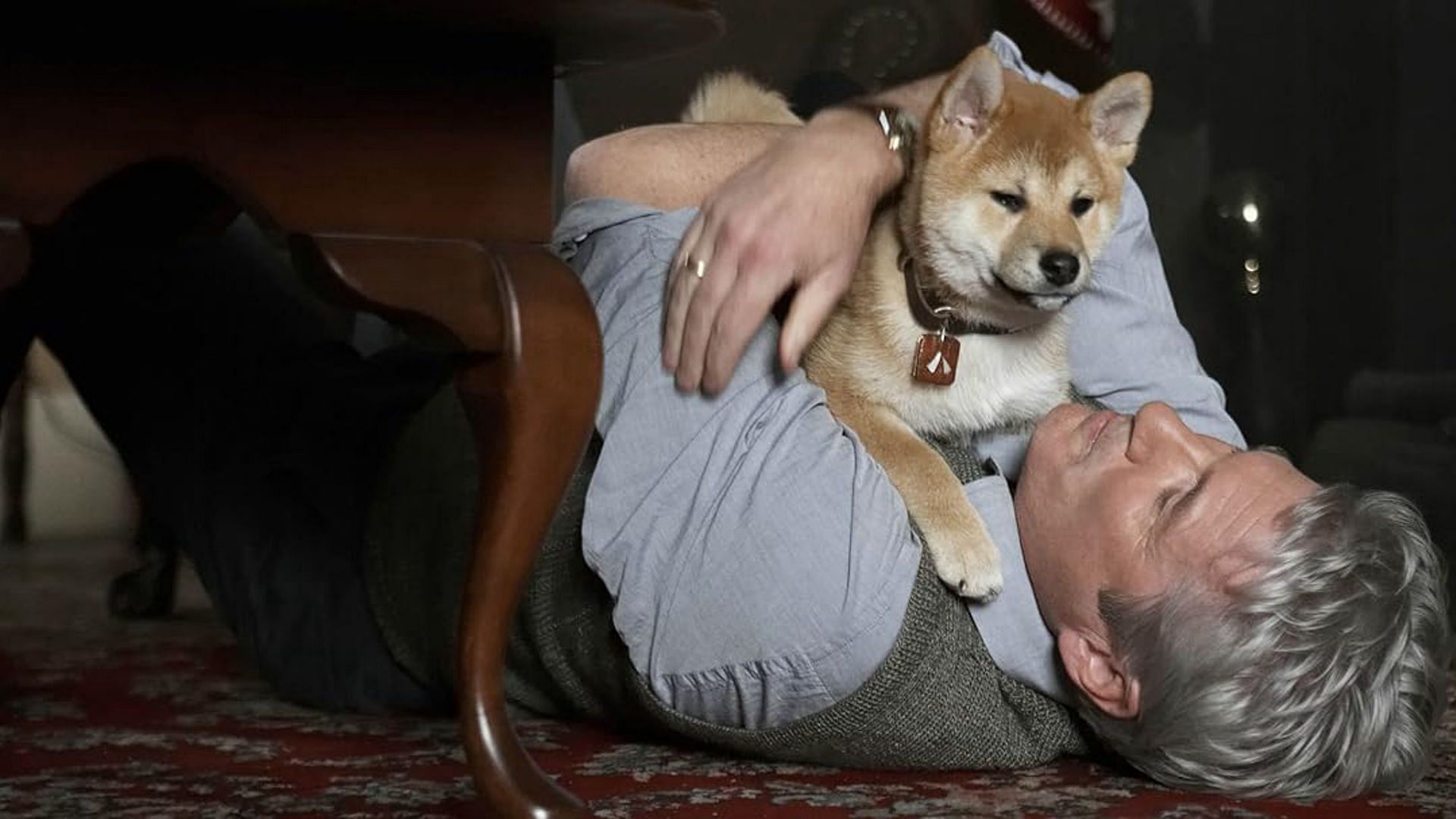 Richard Gere in Hachi: A Dog's Tale (Image via Amazon)